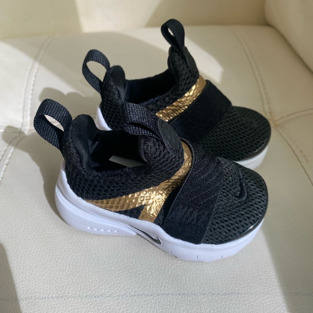 Black and Gold Nike Sneakers Brand New
